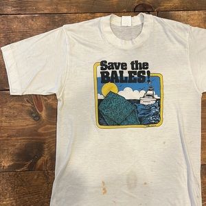 1981 vintage “Save The Bales” t shirt